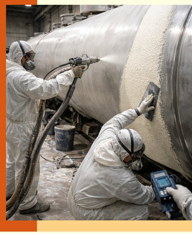 Утепление автоцистерн жидкой теплоизоляцией в Михайловке