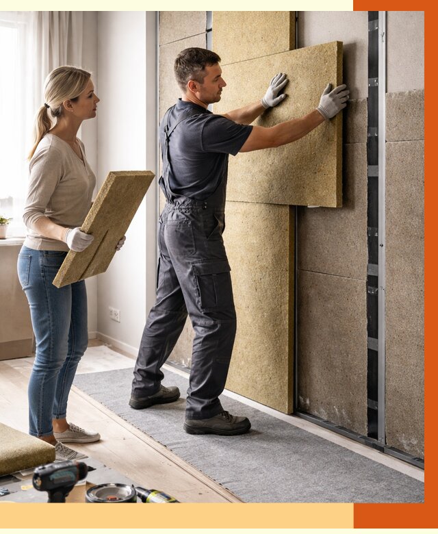 Профессиональная шумоизоляция квартиры в Михайловке от 7625 руб. за м2 | ТепломастерМхл