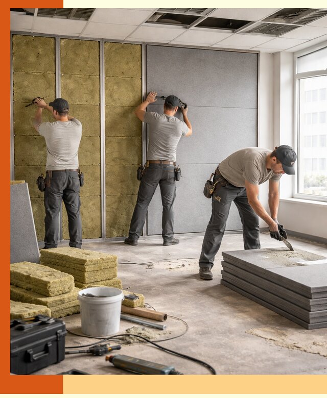 Профессиональная шумоизоляция офисов в Михайловке для комфорта сотрудников