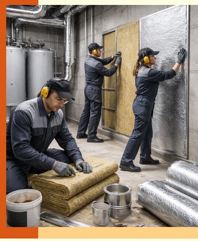 Шумоизоляция котельной в Михайловке: профессиональный монтаж и материалы