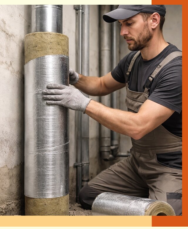 Шумоизоляция труб в Михайловке от 1220 руб. — шумоподавление и звукоизоляция труб | ТепломастерМхл