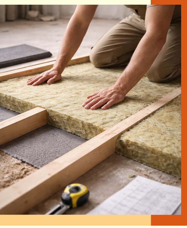 Шумоизоляция пола в Михайловке от 1271 руб./м² — профессиональная звукоизоляция | ТепломастерМхл