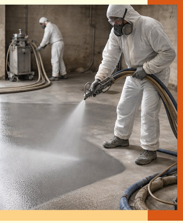 Гидроизоляция полимочевиной в Михайловке от 8642 руб/м² — напыление полимерной гидроизоляции | ТепломастерМхл