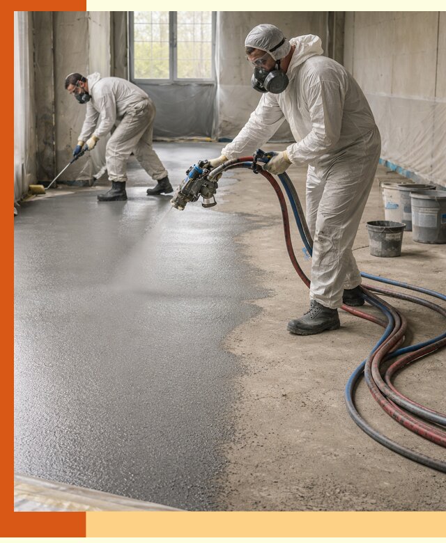 Гидроизоляция полимочевиной полов и конструкций в Михайловке
