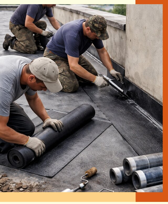 Гидроизоляция кровли в Михайловке от 4575 руб. — профессиональная гидроизоляция крыши | ТепломастерМхл