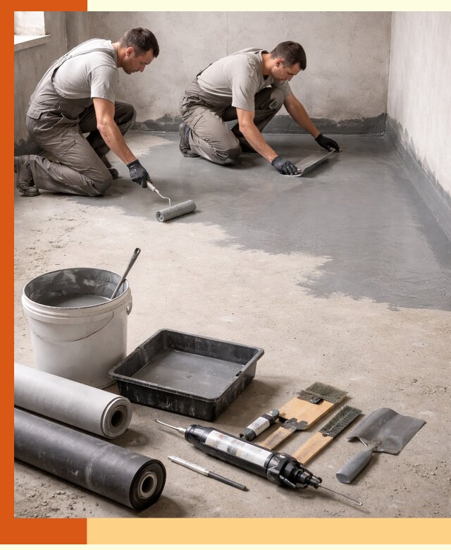Гидроизоляция пола в Михайловке — надежная защита от влаги и протечек
