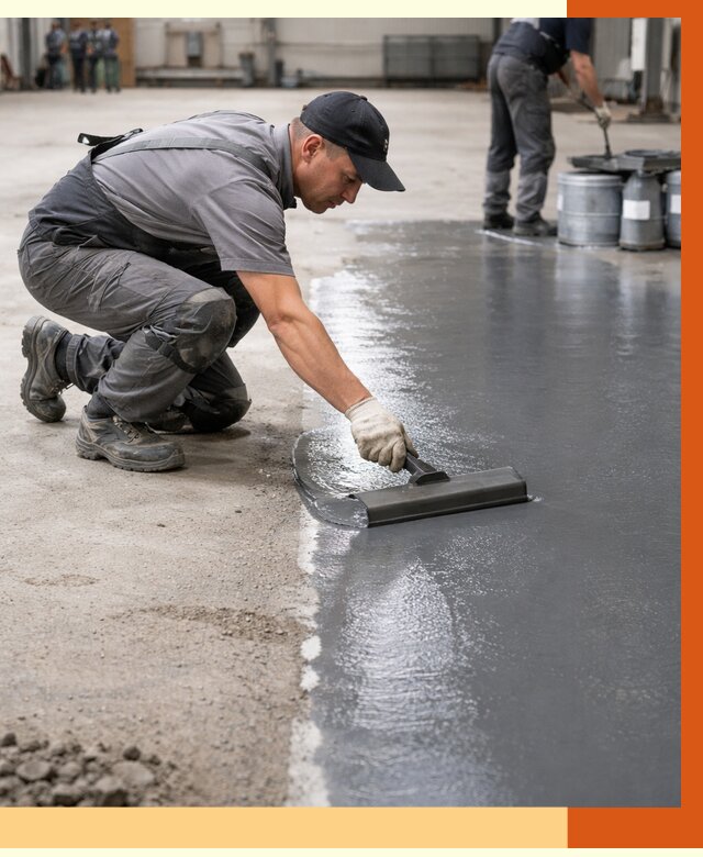 Гидроизоляция промышленного пола в Михайловке от 1220 руб./м2 — ТепломастерМхл специалисты под ключ