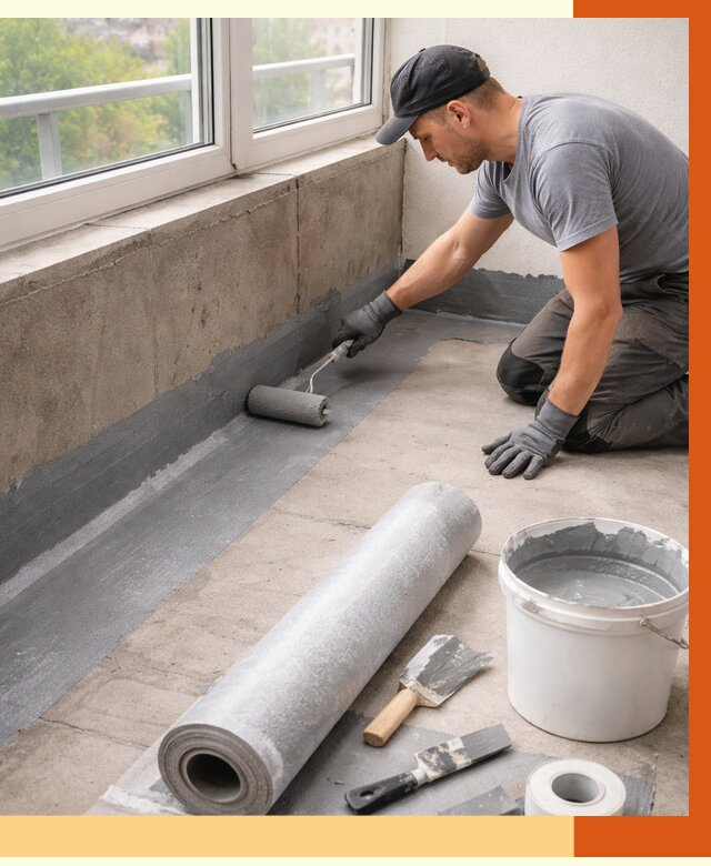 Профессиональная гидроизоляция балкона в Михайловке от 4270 руб. | ТепломастерМхл