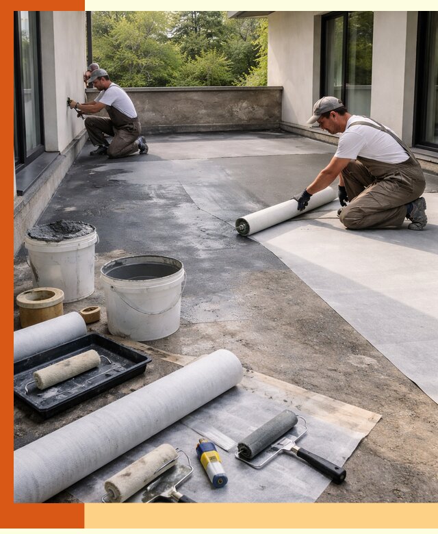 Гидроизоляция террасы в Михайловке — надежная защита от влаги и протечек