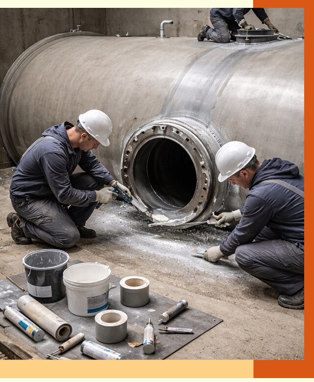 Гидроизоляция резервуара с топливом в Михайловке от 76253 руб. под ключ | ТепломастерМхл