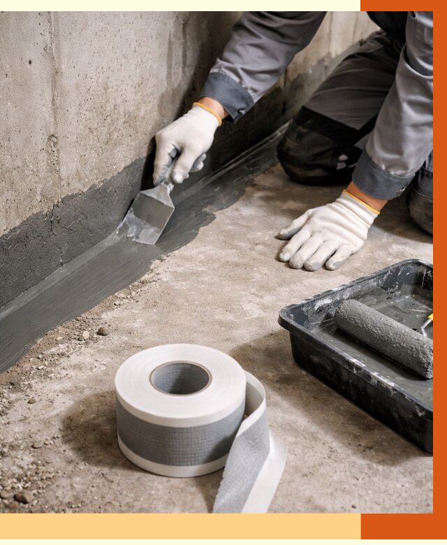 Гидроизоляция швов и герметизация стыков в Михайловке от 1271 руб. | ТепломастерМхл