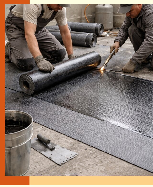 Монтаж гидроизоляционной мембраны в Михайловке для зданий и конструкций
