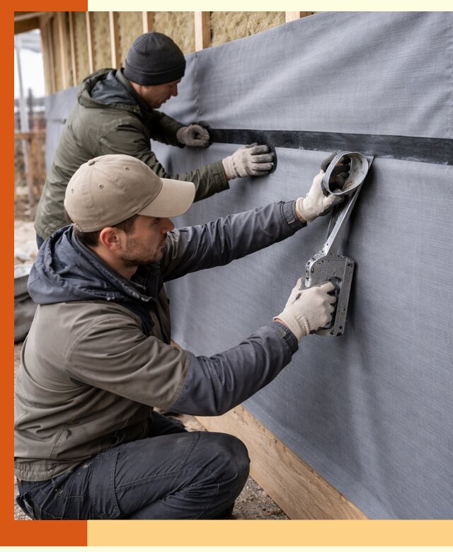 Монтаж ветроизоляции зданий и конструкций в Михайловке