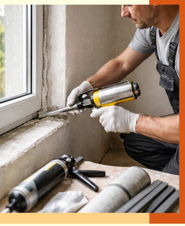 Герметизация стыков и примыканий в Михайловке от 1220 руб. под ключ | ТепломастерМхл