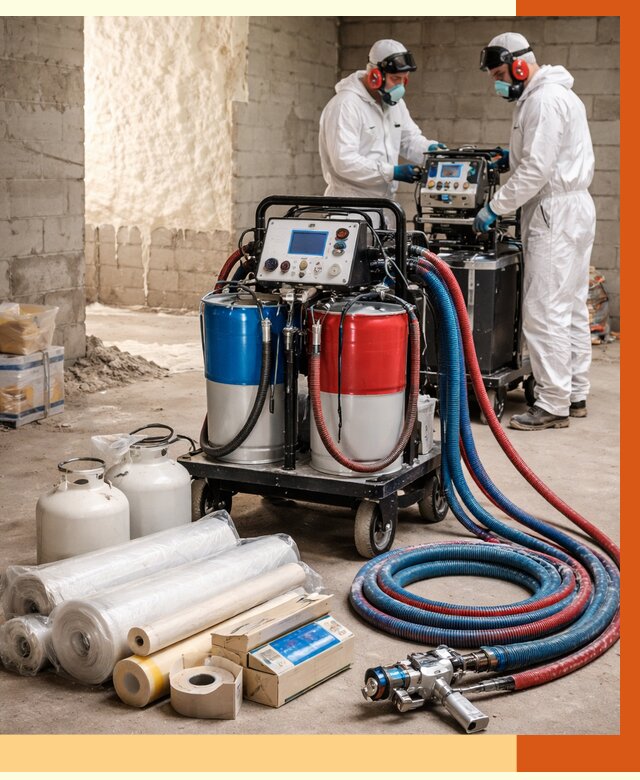 Аренда установки для напыления ППУ в Михайловке от 35585 руб. | ТепломастерМхл