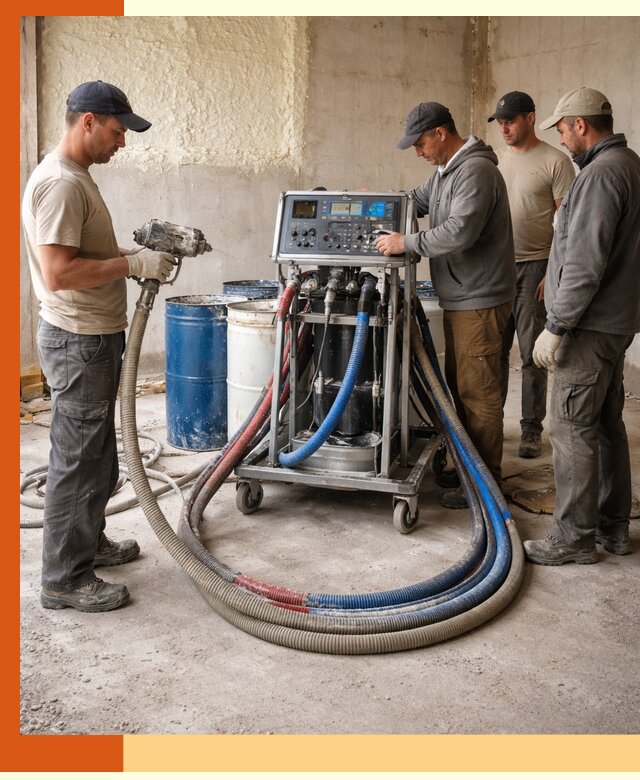 Аренда установки для напыления ППУ в Михайловке на выгодных условиях